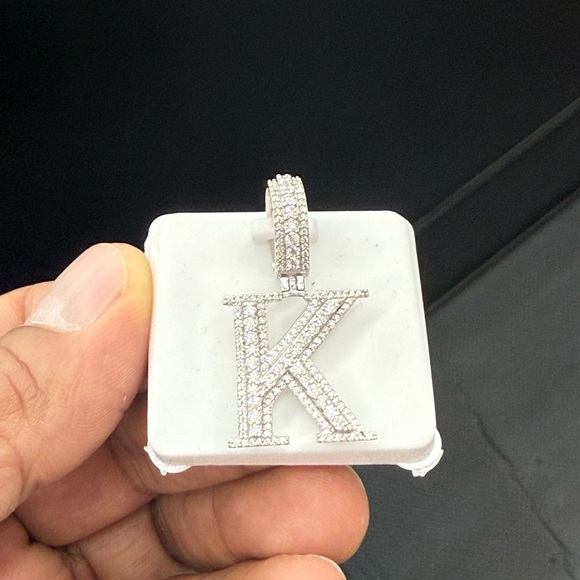 Stampd Jewelry - 925 Sterling Silver later 'K' Pendant
